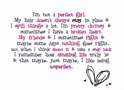 Not A Perfect Girl