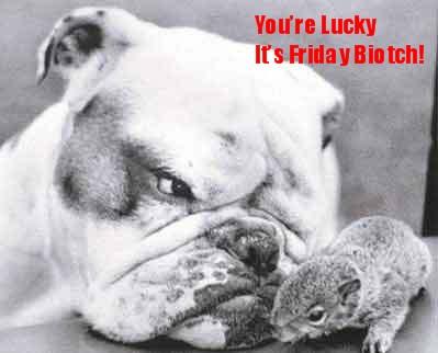 you re lucky its friday