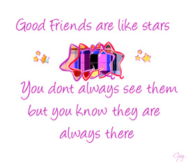 Good Friends Are Like Stars