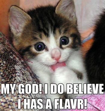 My God I Do Believe I Has Flavor