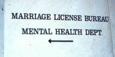 Marriage License Bureau - Mental Health Dept.