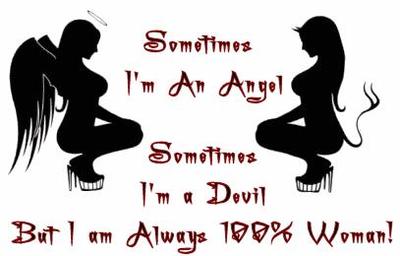 sometimes i m an angel sometimes i m a devil