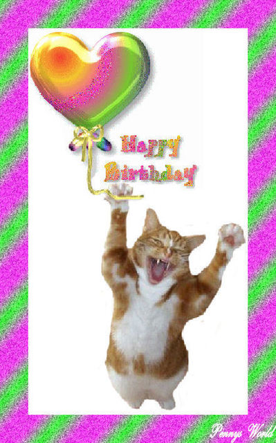 clip art cat birthday - photo #13