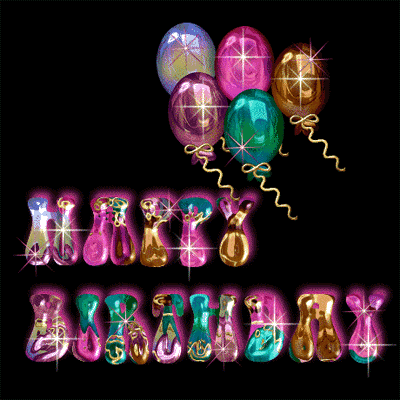 animated happy birthday balloons. Happy Birthday balloons