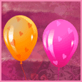 Happy Birthday balloons