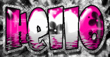 Hello Pink Black