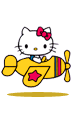 Hello Kitty Flying