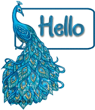 Hello Blue Glitter