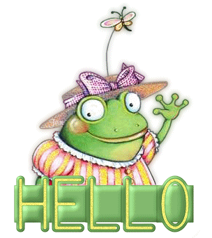 Hello Animated Frog