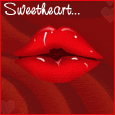 sweet heart kiss