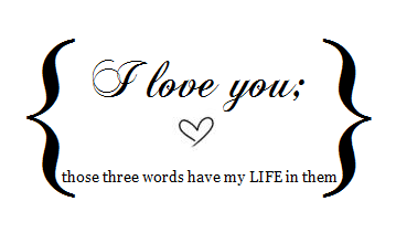 Three words love