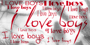 I love boys