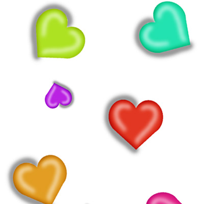 color hearts