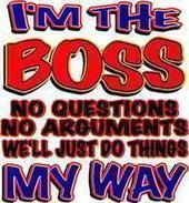 i m the boss
