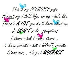 CHill..itS JUS MySpACE