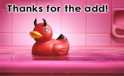 Thanks For The Add Duck In Bath