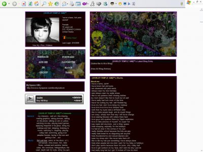 Confusion Myspace Layout