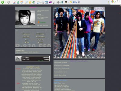 Family Force 5 Myspace Layout