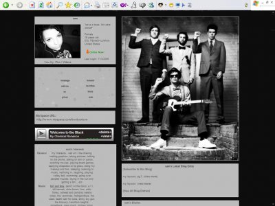 Hellogoodbye Myspace Layout