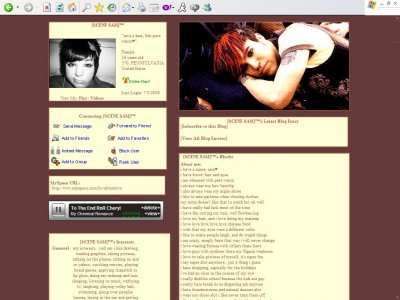 Peter Wentz Myspace Layout