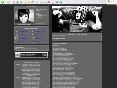 Frank Iero Myspace Layout