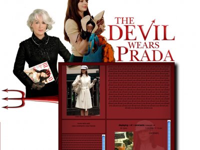 The Devil Wears Prada Myspace Layout